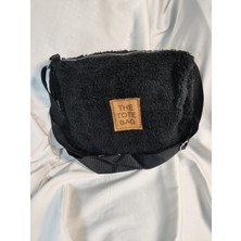 Leaf Accessory Tote Bag Çanta, Fermuarlı, Elde ve Omuz Askılı, Siyah