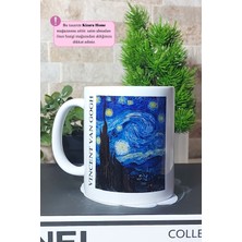 Vincent Van Gogh - Tarihi Sanat Starry Night Baskılı Porselen Kupa Bardak