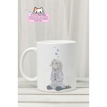 Frieren- Frieren: Beyond Journey's End Anime Tasarım Baskılı Porselen Kupa Bardak