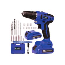 58V 5AH Pro Hummer Çift Akülü Yüksek Tork Vidalama ve Matkap Seti