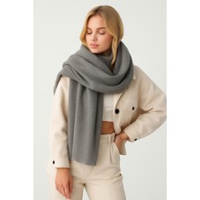 Myzi Store Kadın Kışlık Şal Kalın Dokulu Sıcak Tutan Yumuşak Kumaş Günlük ve Şık Kombin