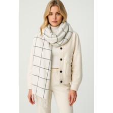 Myzi Store Kadın Kışlık Şal Kalın Dokulu Sıcak Tutan Yumuşak Kumaş Günlük ve Şık Kombin