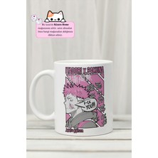 Jujutsu Kaisen - Itadorı x Sakuna F*ck You Anime Tasarım Baskılı Porselen Kupa Bardak