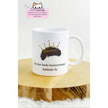 Prens Replik Baskılı Kupa Bardak - Aa Niye Baskı Kuruyorsunuz Üstümde Be