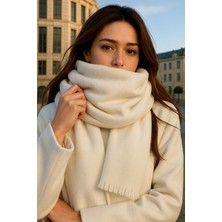 Myzi Store Kadın Kışlık Şal Kalın Dokulu Sıcak Tutan Yumuşak Kumaş Günlük ve Şık Kombin