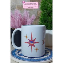 Tek Göz Manifest Tasarım Porselen Kupa Bardak