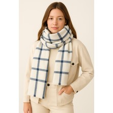 Myzi Store Kadın Kışlık Şal Kalın Dokulu Sıcak Tutan Yumuşak Kumaş Günlük ve Şık Kombin