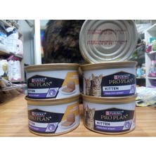 Purina Yavru Kedi Tavuklu Konserve 85 Gram 5 Adet+Happy Hour Healthy Bones Somonlu, Yaban Mersinli ve Kızılcıklı Kedi Ödül Maması 60 Gr