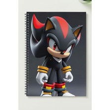 Black-One Süper Sonic  A5 Metal Spiralli Çizgisiz Sert Kapak Süper Sonic defter