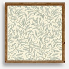 Yaprak Ahşap Çerçeveli Tablo