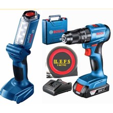 Bosch Çift Fonksiyonlu Darbeli Matkap ve Güçlü Şarjlı El Feneri Seti