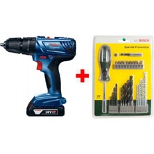 Bosch Gsr 180-LI Akülü Vidalama ve Tornavida Seti, 27 Parça Uç Ile