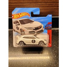 Hot Wheels 1/64 Ölçekli Metal 2018 Honda Civic Type R Gerçekçi Detaylar ile Koleksiyonluk Araç