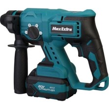 Max-Extra MXP9022 Çift Akülü Kırıcı Delici 20V 4AH Kömürsüz