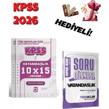 Yediiklim Yayınları Yediiklim 2026 KPSS Vatandaşlık Soru Dünyası ve Deneme Seti 2 Kit