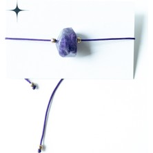 THEIA GemWorks Argia  — Ametist & Hematit Ip Bileklik