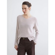 LC Waikiki Lcw Grace Pembe V Yaka Kadın Triko Kazak