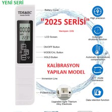 Tds Ölçer Su Kalitesi Mavi 2025 Model Kalibrasyon Özellikli