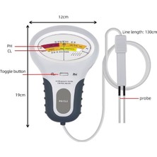 Su Kalitesi Ölçüm Cihazı, Ph ve Klor Testi, Yüzme Havuzu ve Spa Için
