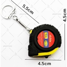 Pratik ve Dayanıklı 1 Metre Çelik Mezura, Anahtarlık ile Kullanıma Uygun