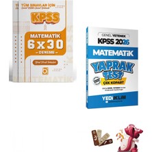 Yediiklim Yayınları Yediiklim 2026 KPSS Matematik Yaprak Test ve Deneme Seti Yediikli