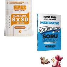 Yediiklim Yayınları Yediiklim 2026 KPSS Matematik Bumerang Çözümlü Soru Bankası ve De