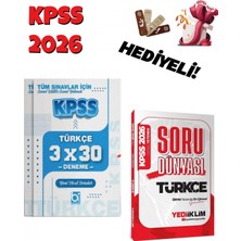 Yediiklim Yayınları Yediiklim 2026 KPSS Türkçe Soru Dünyası ve Deneme Seti 2 Kitap Bi