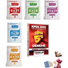Yediiklim Yayınları Yediiklim 2026 KPSS Genel Yetenek Genel Kültür Deneme Seti 6 Kita