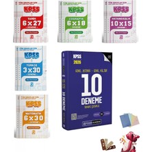 Pegem Akademi Yayıncılık Pegem 2026 KPSS Genel Yetenek Genel Kültür Tamamı Çözümlü Deneme 10 Kitap Seti