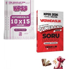 Yediiklim Yayınları Yediiklim 2026 KPSS Vatandaşlık Bumerang Çözümlü Soru Bankası ve