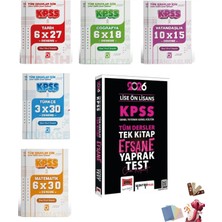 Bi Bigelio Yargı 2026 KPSS Lise Ön Lisans Efsane Yaprak Test Tek Kitap ve De