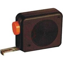 Çelik Metre 2m Siyah Askılı, Dayanıklı ve Kullanışlı Ölçüm Aleti