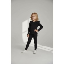 Bebe Yaka Gül Çiçek Detaylı Kaşkorse Rahat Takım