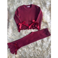 Çocuk Takım Kolları Fiyonklu Kaşkorse Rahat Takım