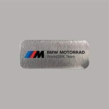 CRF Reklam Promosyon Matbaa Bmw Motorrad Metal Etiket 3x7 cm Arkası Yapışkanlı