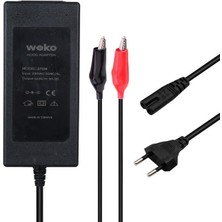 Starseven 12.6 Volt - 3 Amper Krokodil Uçlu Ledli Üretim Masaüstü Şarj Adaptörü