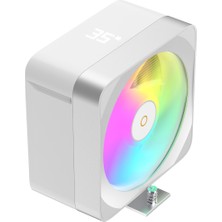 Ocypus Delta A40 Ex Beyaz Digital 120 mm INTEL(1700P/1851P)-AMD Uyumlu Hava Soğutucu