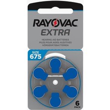 Starseven Rayovac 675 Numara Kulaklık Pili 6'lı