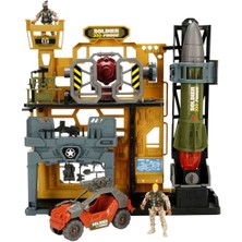 PopŞeker Sesli ve Işıklı Soldier Force Füze Komuta Merkezi Askeri Oyun Seti – 40 cm Roket ve Atv Dahil