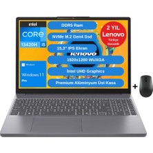 Lenovo Ideapad Slim 3 15IRH10 Intel Core I5-13420H 16GB 1tb SSD 15.3" Wuxga IPS Windows 11 Pro 83K10016TR Taşınabilir Bilgisayar - Lenovo Mouse Wz9