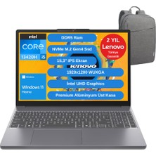 Lenovo Ideapad Slim 3 15IRH10 Intel Core I5-13420H 24GB 512GB SSD 15.3" Wuxga IPS Windows 11 Home 83K10016TR Taşınabilir Bilgisayar - Lenovo Çanta Wz3