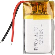 Starseven 301222 3.7V 60MAH Lityum Polimer (Li-Po) Batarya Ciklet