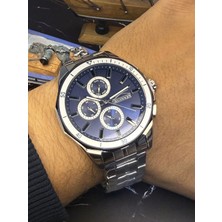 Slazenger Erkek Kol Saati – Paslanmaz Çelik Kasa – Çelik Kordon – Lacivert Kadran – Kronograf Tasarım