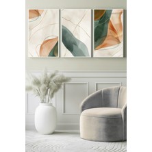 Dalgaların Sessiz Dansı 3’lü Kanvas Tablo