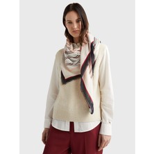 Tommy Hilfiger Kadın Pembe Tommy Hilfiger Iconıc Soft Square C Kadın Pembe Atkı