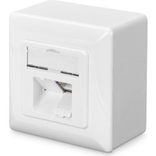 Digitus Dıgıtus Cat 6, Sınıf E, Duvar Prizi, Korumalı, Sıva Üstü Montaj