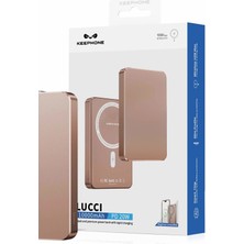 Keephone PB34 Lucci 10.000 Mah 20W Type-C 22.5W USB Qc 15W Kablosuz Şarj Pd Magsafe Powerbank