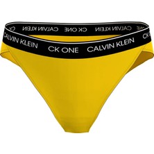 Calvin Klein Kadın Sarı Calvin Klein Hıgh Waıst Cheeky Bı Kadın Sarı Bikini Altı