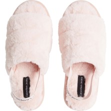 Calvin Klein Kadın Pembe Calvin Klein Home Slıpper Fakefur Kadın Pembe Terlik