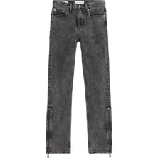 Calvin Klein Kadın Antrasit Calvin Klein Authentıc Slım Straı Kadın Antrasit Kot Pantolon